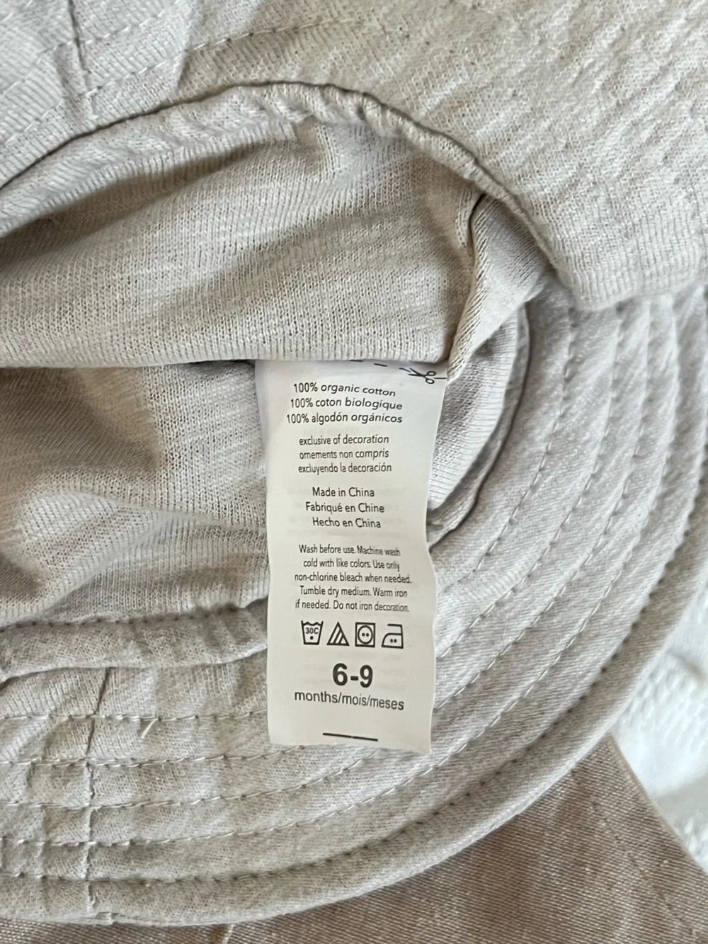 Tahari Cream-Tan Linen-Blend Kids Overalls with White Tee and Hat